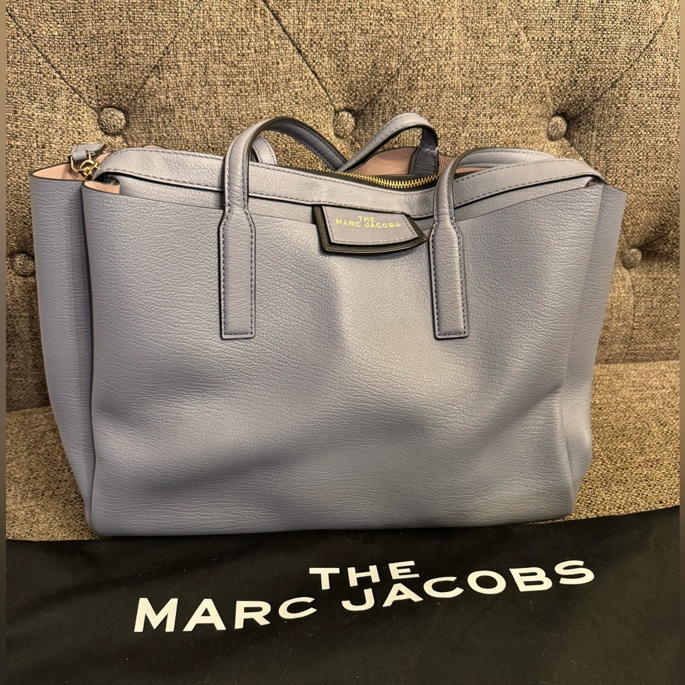 Marc Jacobs Protege tote bag large blue shadow with duster